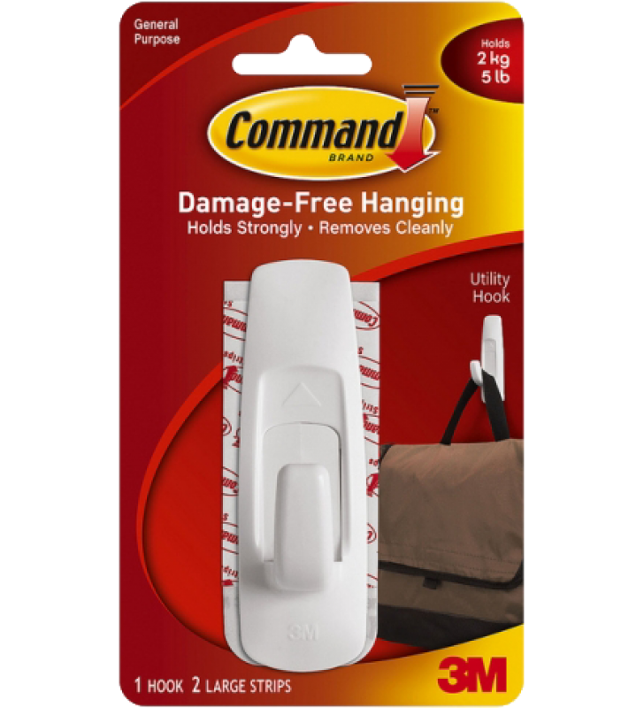 3M Command™ 無痕™ 實用型掛鈎 - 大型 17003HK