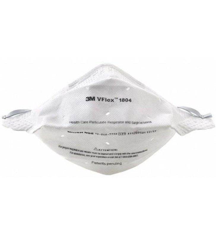 3M™ 1804 VFlex™ Healthcare Particulate Respirator and Surgical Mask (50pcs/box)