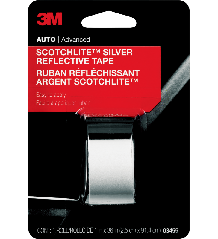 3M PN03455 Scotchlite™ Silver Reflective Tape 1x36 in