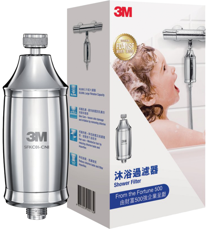 3M™ 沐浴過濾器 (1外殼+1濾芯)