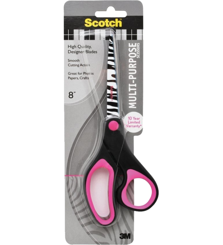 3M 1428 Scotch™ Multi-Purpose Scissors(Pink) 8"