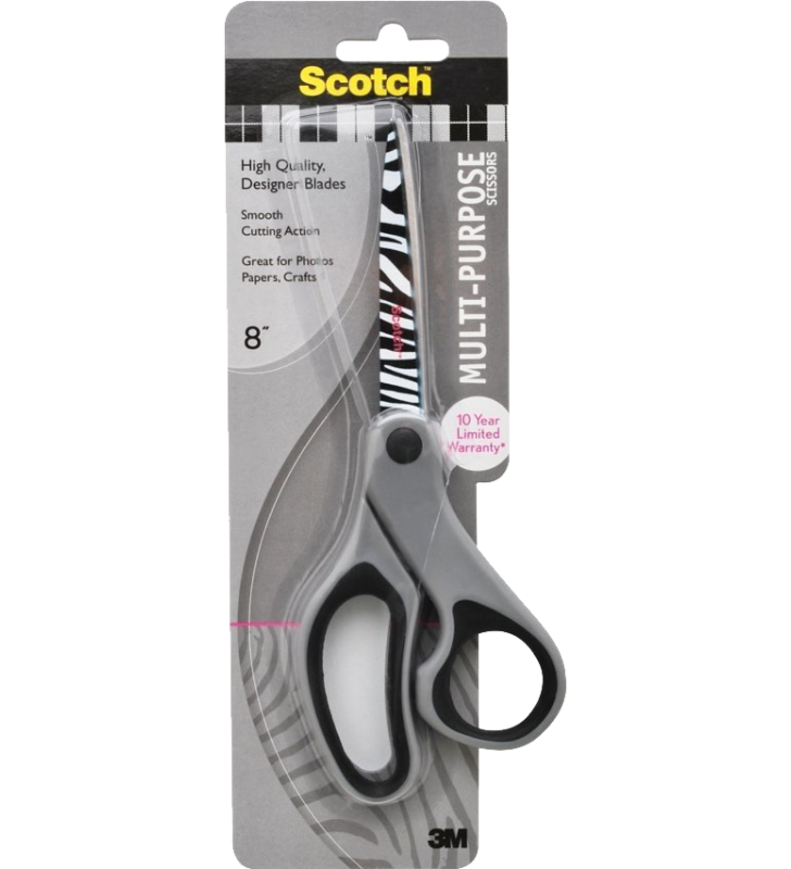 3M 1428 Scotch™ Multi-Purpose Scissors(Gray) 8"