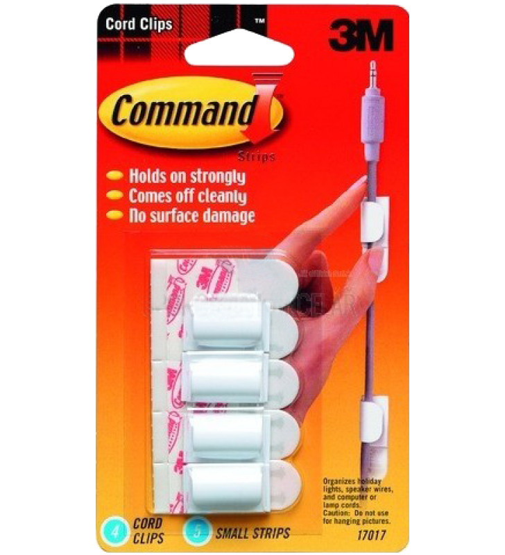 3M Command™ 無痕™ 電線夾 17017HK