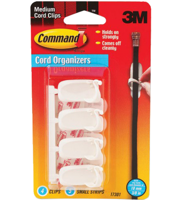3M Command™ Medium Cord Clips(10MM)