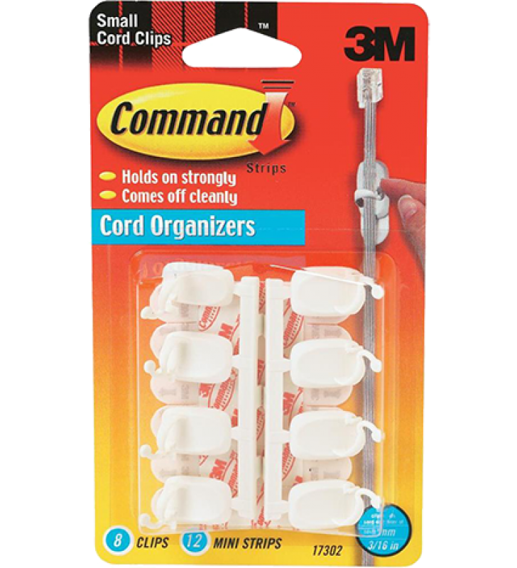 3M Command™ 無痕™ 電線夾 - 小型(5mm直徑電線) 17302