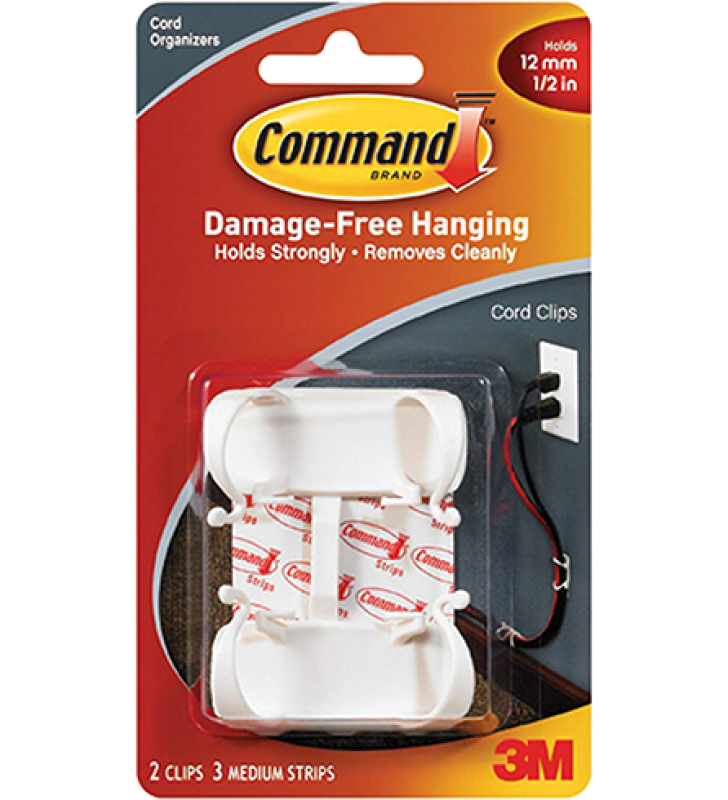 3M Command™ 無痕™ 電線夾 - 大型(12mm直徑電線) 17303