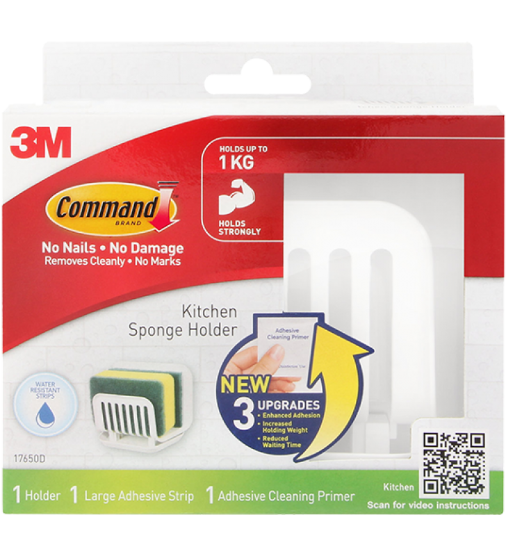 3M Command™ Kitchen Organization - Sponge Holder with Water Resistance Strips 17650D