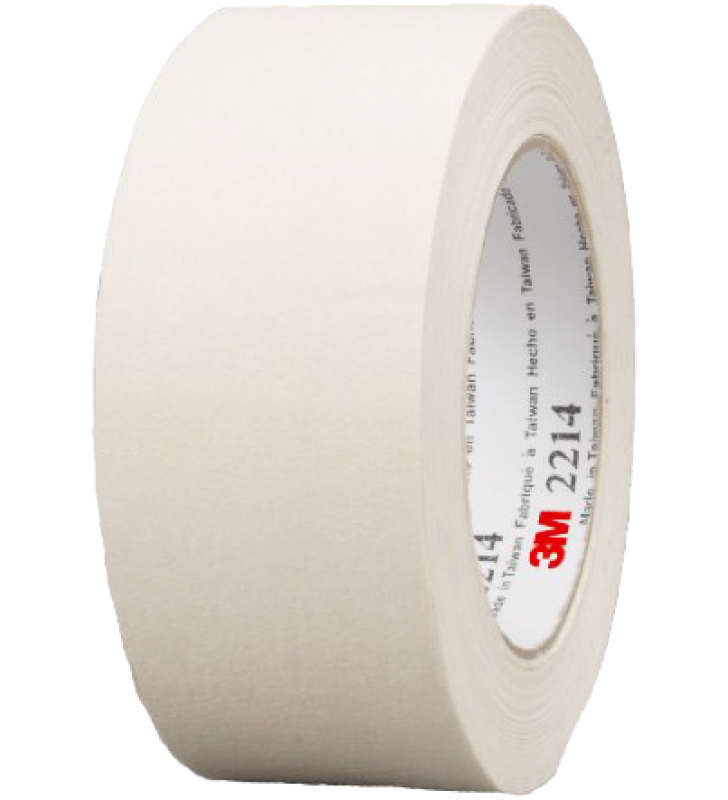 3M™ Paper Masking Tape 2214 2"(48mm) X 25M (12Rolls)