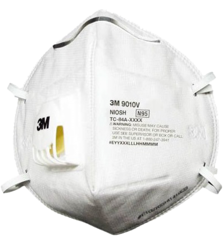 3M 9010V N95 Disposable Particulate Respirator with Valve (20pcs/box)