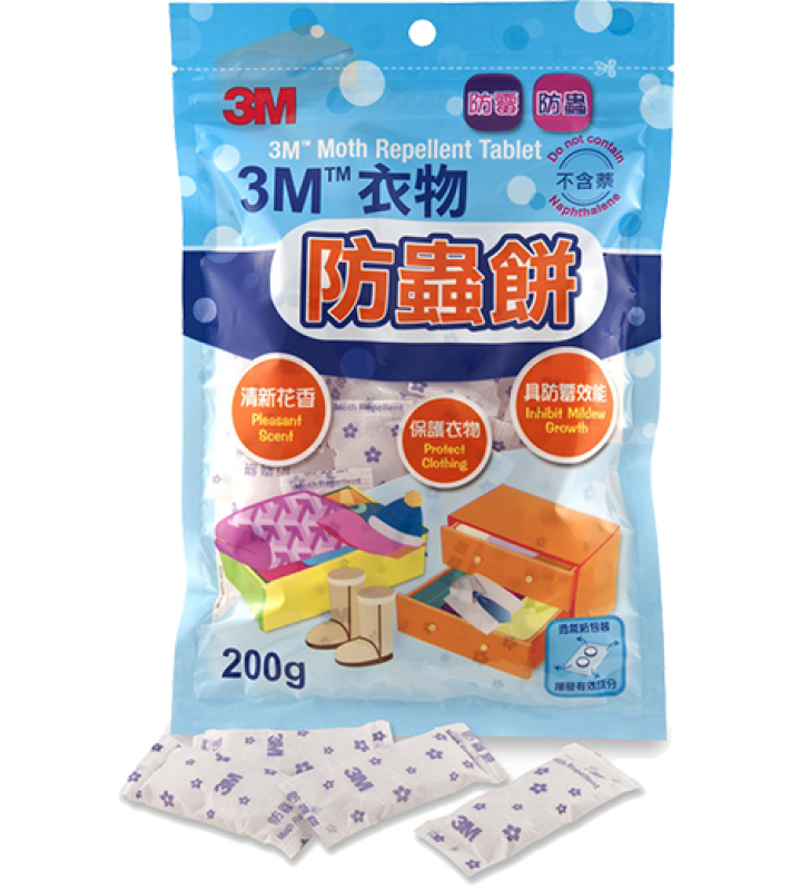 3M 衣物防蟲餅 200克