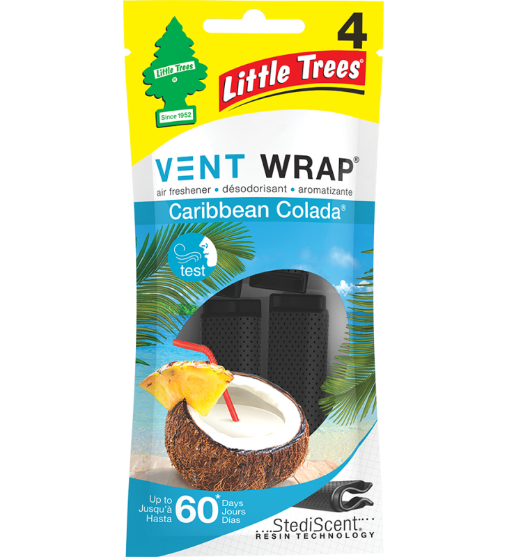 Little Trees Vent Wrap - Caribbean Colada