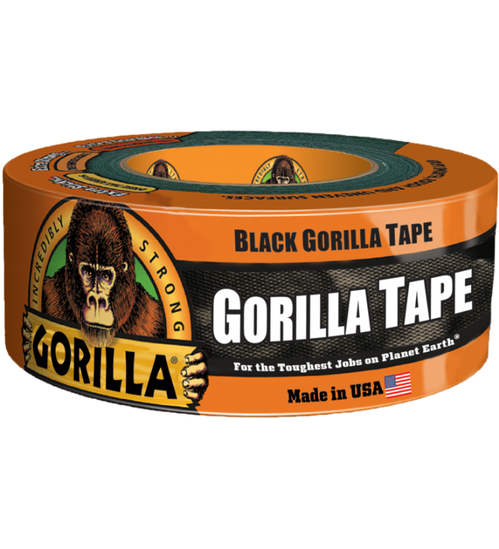 Gorilla Tape - Black (1.88in x 12yds)