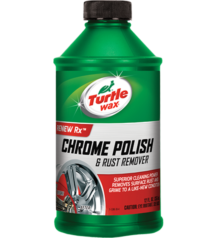 Turtle Wax Chrome Polish and Rust Remover - 12oz