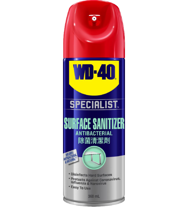 WD-40 專業系列 殺菌消毒噴霧 除菌清潔劑 - 360毫升