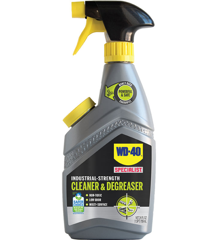 WD-40® Specialist® Industrial-Strength Cleaner & Degreaser - 24OZ (Refillable Trigger)