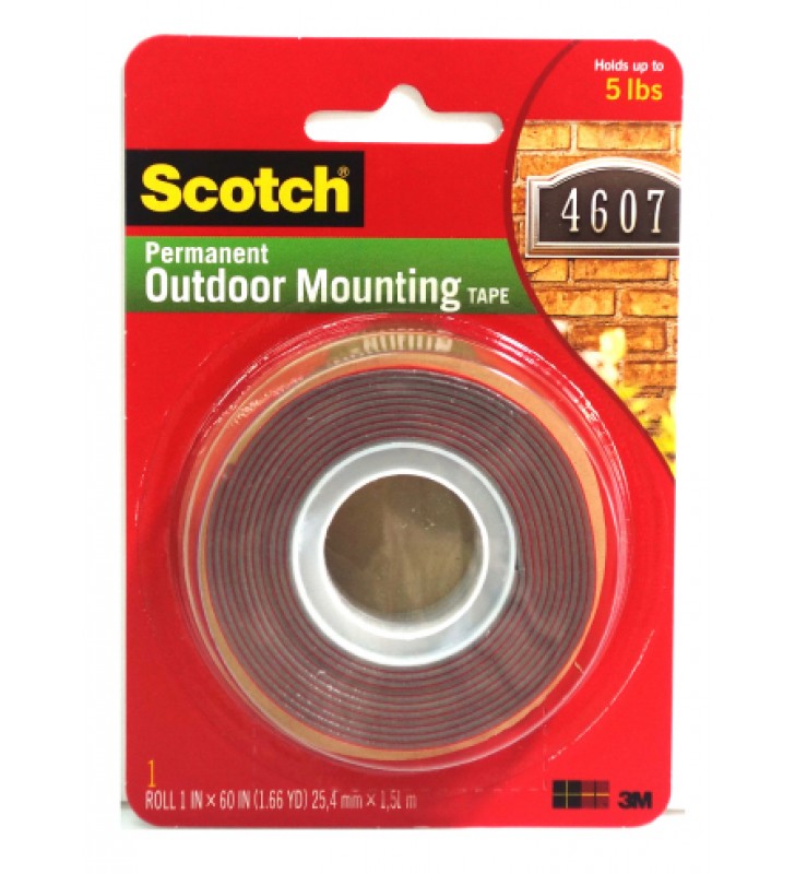 3M Scotch® 4011 Exterior Mounting Tape (Super Strong) - 1" x 60"