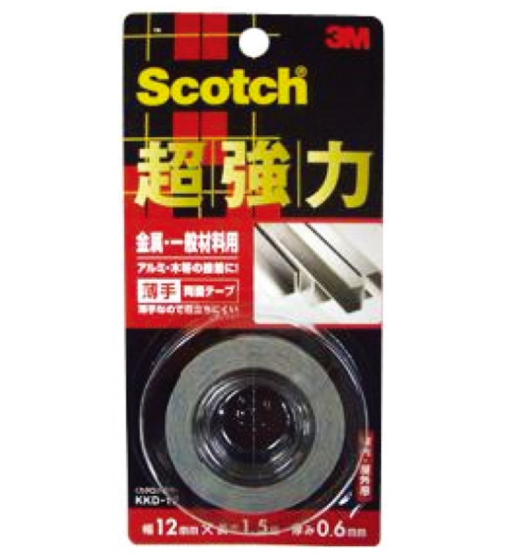 3M Scotch® Strong Double Coated Tape - Metal KKD-12