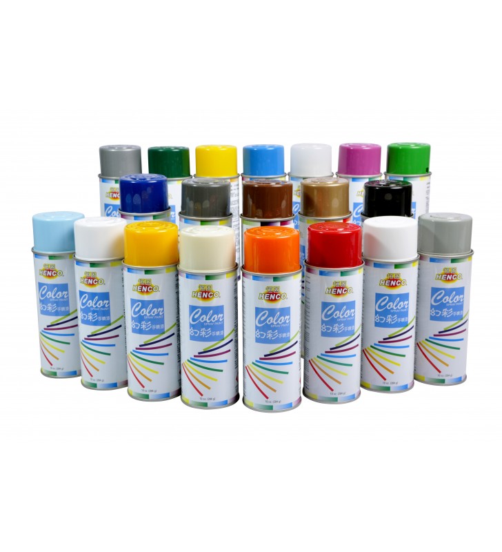 美國恒固幻彩手噴漆 (透明色) HENCO COLOR - Spray Paint (Gloss Clear) 