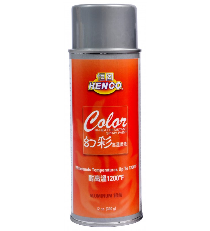 HENCO COLOR - High Temperature Spray Paint (Aluminum)